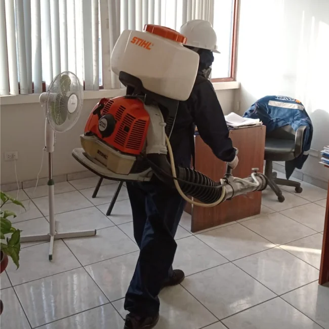 Fumigación y saneamiento certificado